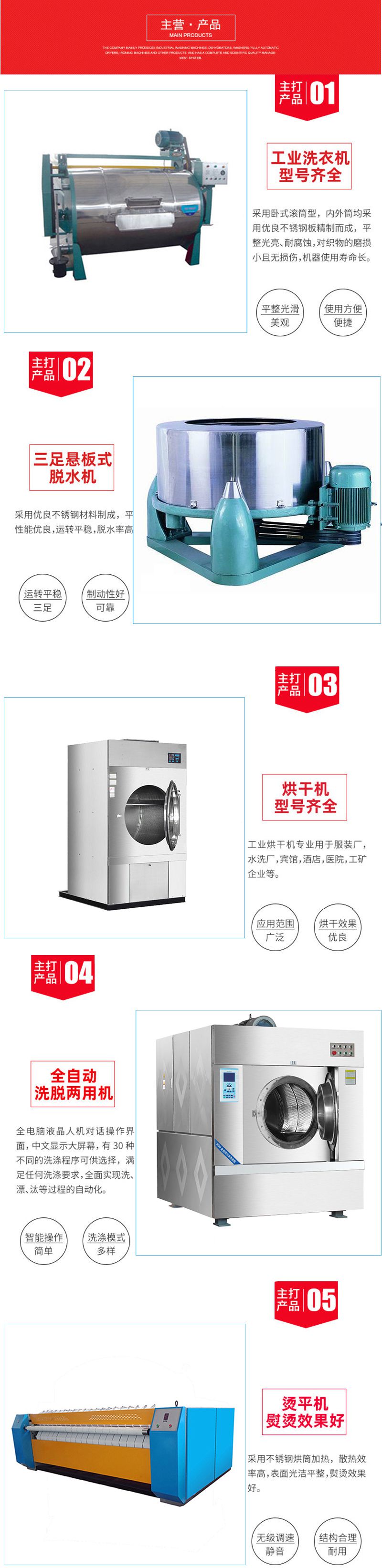 工業(yè)洗衣機系列產品展示