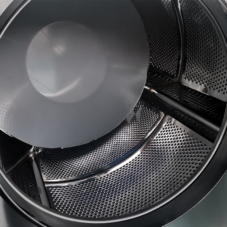 工業洗衣機滾筒內部